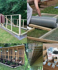 Half Inch Hardware Cloth Roll 36 Inch By 50 Foot Hot Dipped Galvanized After Welding Wire Mesh Screen in garden and chicken coop setup