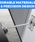 Heavy Duty 304 Stainless Steel 6 Inch T Style Door Holder Catch For RVs Travel Trailers Campers Cargo Trucks And Vans Rugged Rust Resistant Door Latch Durable RV Door Support 1 Pack installed on door