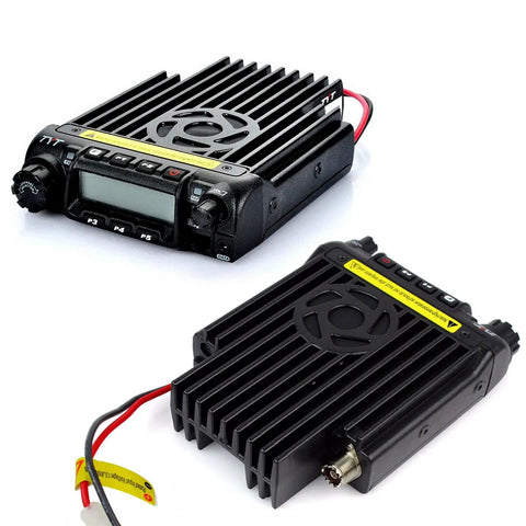 Car Mobile Transceiver 60W VHF 2M Ham Radio With USB Programming Cable BeefedUp Power 144 148 MHz TX 136 174 MHz RX
