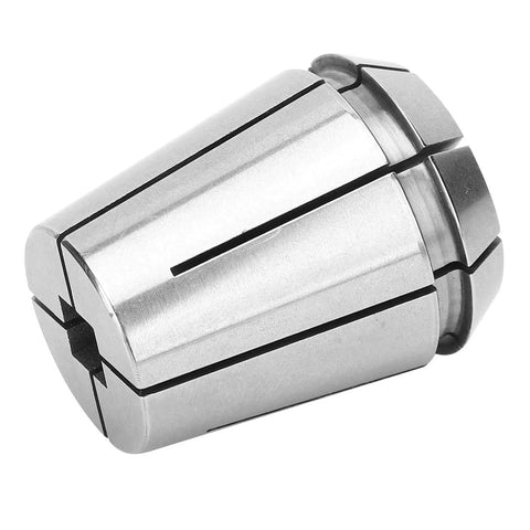Super Durable ER32 Spring Collet Chuck for Precision CNC Milling And Drilling With Dust Blocking Design And 10 mm Clamping Range For Heavy Duty Industrial Engraving Machine Accessory, close-up view of stainless steel chuck.