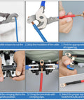 Instructions for using Beefed Up Battery Cable Lug Crimping Tool Kit With 170 Copper Wire Lugs And 210 Dual Wall Adhesive Heat Shrink Tubing