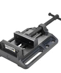 Heavy Duty Drill Press Vise Six Point Three Inch Opening Rock Solid With 3000 Lb Clamping Force Portable Bench Vise With Slotted Base