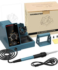 Heavy-Duty Pro-Grade Soldering Station with Rapid 6-Second Heating And Smart Temperature Control 392 To 896 F Safety Certified Iron Station