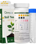 2-In-1 pH and Nitrogen Soil Test Kit With Strips For Lawn, Garden, Grass, Flowers and Vegetables, with tube and spoon
