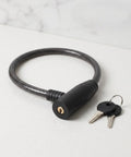 Two Piece Childproof Cable Lock For French Door Fridge And Kitchen Cabinets Quick Install Easy To Use Kid Safe Security Lock with keys