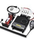 Dual Band Mobile Radio Transceiver With 50W High Power For UHF And VHF Amateur Ham Radio, detachable panel, programming cable
