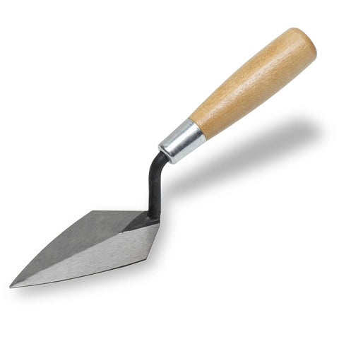 Archaeology Pointing Trowel With Wood Handle 5 By 2.5 Inch Heavy Duty Blade For Precision Excavation And Quick Digs Field Work Made In The USA