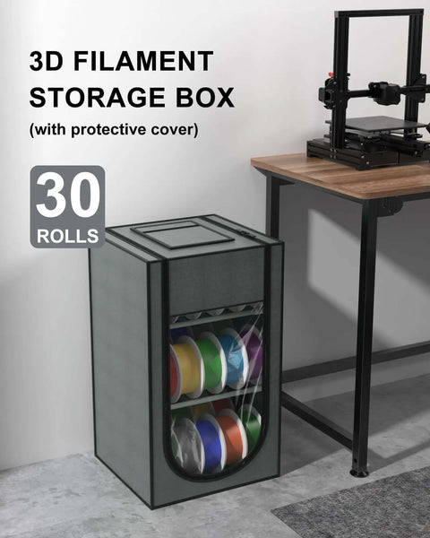 Three Layer Filament Storage Box For 3D Printers Built To Haul Up To 30 Rolls With Waterproof And Dustproof Hard Fiber And Oxford Cloth Build