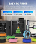 3D printers with spools including Olive Green Matte PLA 3D Printer Filament 1.75mm For FDM Printers, Smooth Matte Finish Hides Layer Lines