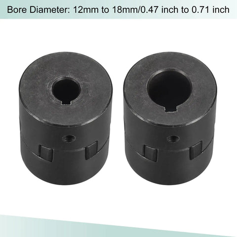 Pro Tier Flexible Coupling Shaft Hooking Up Servo And Stepper Motors Without Skipping A Beat 12mm to 18mm bore heavy duty steel couplings