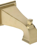 Dryden Tub Spout With Pull Up Diverter RP52148CZ In Champagne Bronze For Bath Faucets, Modern Art Deco Vibe