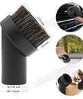 9 Piece Vacuum Attachment Set With 1.25 Inch Brush, Cleaning Car Vents, Window Sills, and Furniture