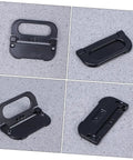 Black Aluminum Flush Pull Ring Handles For Drawers And Cabinets Hidden Door Latch Modern Rustic Farmhouse Style Upgrade For Doors And Sliding Doors