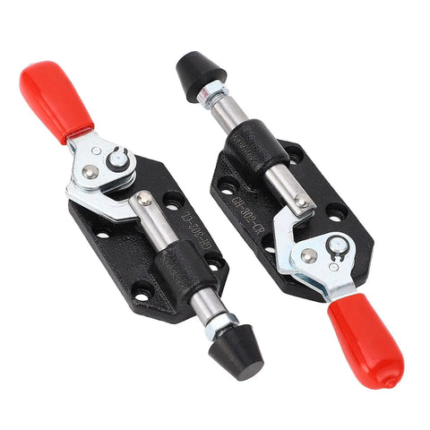 Push Pull Toggle Clamp Set For DIY Woodworking And Metalworking, Pro Grade Tunable Positioning Jig Accessories, Left Right 20mm Stroke