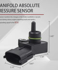 MAP Sensor Replacement For Hyundai And Kia Cars Compatible With Accent Tucson Sonata Elantra 1.45" black sensor
