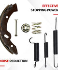 Brake Shoes And Spring Kit Assembly For Medalist TXT Golf Cart 1997 Up Brakes Hardware Set For Workhorse 96 Up And Yamaha G2-G22 94-06 Replacement 27943G01 70795G01 27944-G01 showing parts, springs, and brake shoe