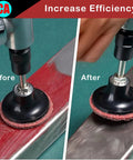 31 Pcs 3 Inch Surface Conditioning Discs With Quick Change Twist Lock System And 1/4 Inch Shank For Die Grinder Prep Strip