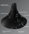 Kids Bike Seat For 18 20 And 24 Inch Bicycles Replacement Saddle With Extra Cushion, showing internal structure and materials