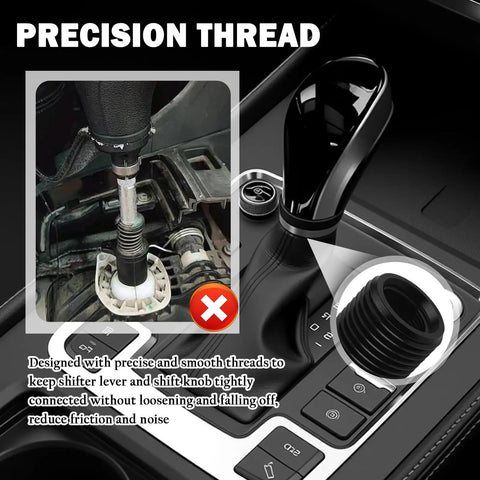 Five Piece Aluminum Gear Shift Knob Adapter Kit With Dope Precision Threads For Cars Includes M8x1.25 M10x1.25 Detail