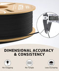 ELEGOO matte PLA filament spool, teal green, 1kg, 1.75mm on cardboard spool (front view).