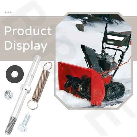 Spring Pin Upgrade Kit Compatible With Boss Snow Plows For Seamless Fit And Safer Snow Removal Easy No Fuss Installation With Durable Steel Components Part MSC04764 shown with snow plow