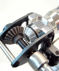 Beefy Bevel Gear Pair For Hardware Rotation 1 To 1 1.5 Module visible in a mechanical assembly, focusing on gear engagement.