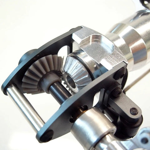Beefy Bevel Gear Pair For Hardware Rotation 1 To 1 1.5 Module visible in a mechanical assembly, focusing on gear engagement.