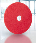 20 Inch Red Daily Cleaning And Buffing Pad Pack Of 5 For Light Duty Cleaning Scrub And High Gloss Shine On Cars Trucks SUVs And More Model 404420 Auto Detailing