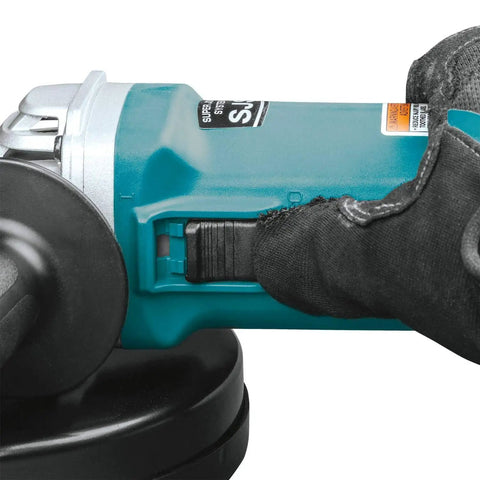 Heavy Duty 6 Inch Cut Off And Angle Grinder With 13 Amp Motor Variable Speed 4000 To 10000 RPM SJS System in use