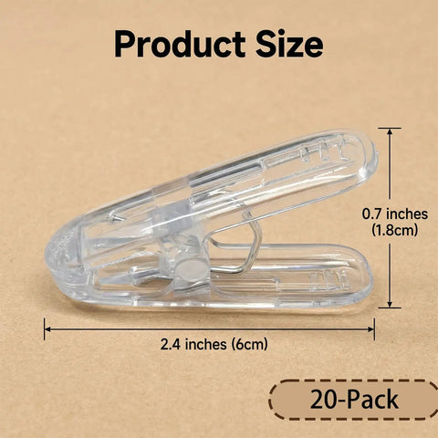 Dramatic 20 Pack Transparent Spring Clamps That Are Super Heavy Duty And Perfect For Balloon Arch Kits Woodworking DIY Backdrop Fixing Photography Studios And Party Decorations Without Looking Ugly Or Cheap At All, clear plastic 2.4 x 0.7 inch clamp
