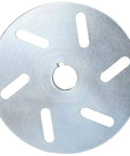 Heavy Duty 6 Inch Mechanical Brake Disc Rotor One Inch Bore Quarter Inch Keyway for Manco ASW Buggies, metal design.