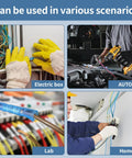 200-piece heat-shrink butt connector set, waterproof crimp electrical wire connectors.