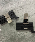 3 In 1 Fiber Cleaver, Fiber Holder And Fiber Fixture Clamp For FTTH 250um 900um Cables, Aluminum Alloy Construction, Black Finish