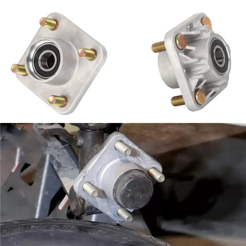 2 Pack Front Wheel Hub Assembly For Club Car DS And Precedent Golf Carts 2003 And Up Includes Bearings Races Oil Seals