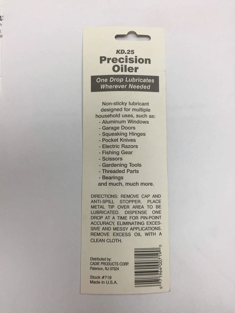Oiler Pen For Tight Spots, Needle Lubricator For Metal Tools And Firearms, Exact Lube Shooter Drips Non Sticky Lubricant Cleans Residue Prevents Rust Portable Durable On The Go. Packaged precision oiler with hang tab