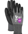 Touchscreen Friendly Level A6 Cut Resistant Work Gloves With 13 Gauge Hyperon Shell And Polyurethane Palm Coating For Dexterity