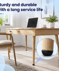 Rock Solid Adjustable Furniture Levelers Built From Tough 304 Stainless Steel And Heavy Duty Screw In Table Feet for desk legs.