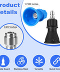 2 Pack Pressure Washer Nozzle Guard With 25 Degree And 40 Degree Tips, Stainless Steel Protector Holder, One Quarter Inch Male Quick Connect