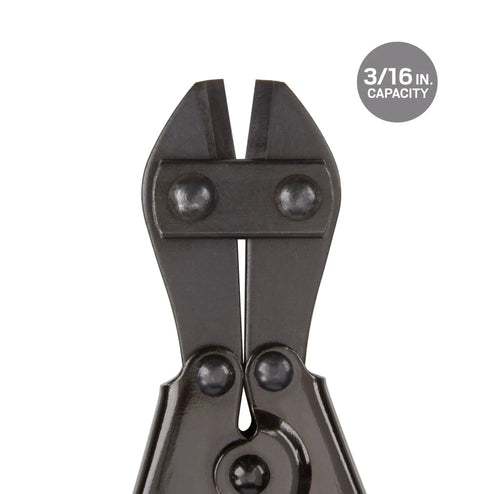 8 Inch Bolt Cutter With Forged Hardened Alloy Steel Jaws And Compound Cutting Action That Eases The Load 3/16 inch capacity detail