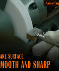 Handheld Diamond Grinding Wheel Dresser Quick Fix For Bench Grinders restoring sharp ceramic abrasives on a grinding wheel.