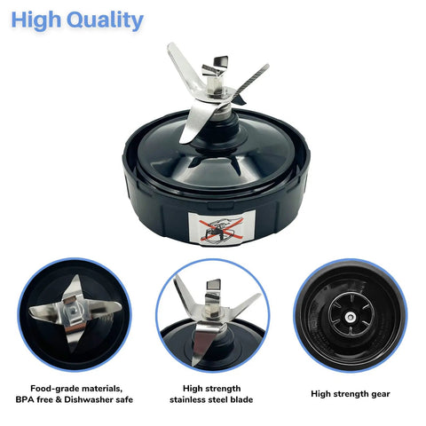 6-fin extractor blade for 24 Oz Cups With Lids And 6 Fin Extractor Blade Replacement Kit For Nutri Ninja Auto IQ Blenders