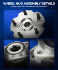 Beefed Up 512374 Rear Wheel Bearing And Hub Assembly Fits Toyota RAV4 2006-2012 4WD Lexus NX 2015-2021 5 Lug detail view