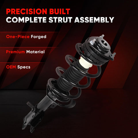 Bolt On Front Pair Struts Quick Struts Assembly For Dodge Journey 2009 2017 AWD FWD Direct Replacement Preassembled With Coil Spring