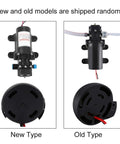 Heavy Duty 12V Auto Car Oil Extraction Pump Kit New Type vs Old Type motor design comparison for oil transfer.