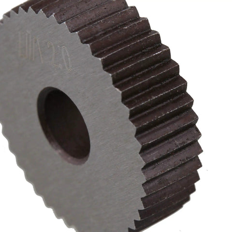 Steel wheel from the 7 Piece Knurling Tool Set With 0.5mm 1.0mm 1.5mm And 2mm Pitch for metal lathe machinists