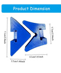 Corner Clamps for Woodworking with Quick Release Right Angle Clamp Design Pro Grade Angle Grippers dimensions illustration