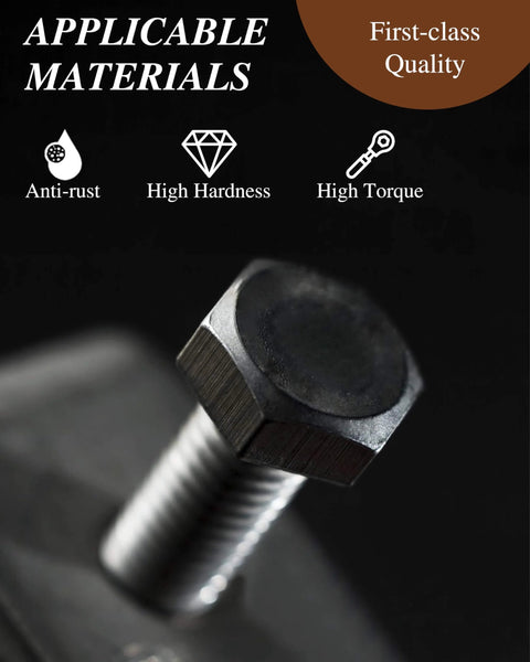Heavy Duty 5/16 Inch Lag Screws With Flat Washers, 1-1/2 Inch Length, Hex Head, 304 Stainless Steel 18-8, close-up view.