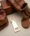 Gold Zipper Pull Replacement For Luggage Backpack Jacket Suitcase Coat Easy Slider Repair With Zipper Tab Fasteners