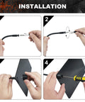 Installation steps for Helping Hands Soldering Station With 4 Flexible Arms Soldering Kit For Electronics, Jewelry.