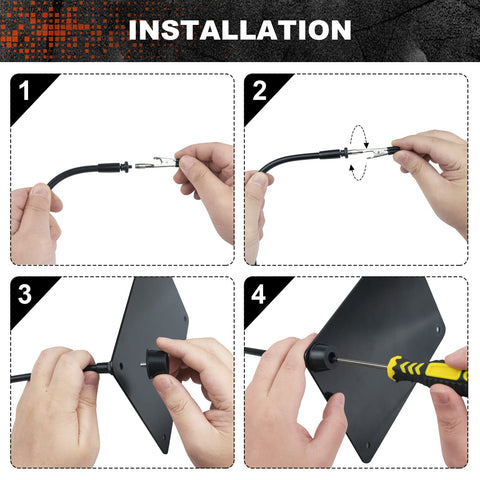 Installation steps for Helping Hands Soldering Station With 4 Flexible Arms Soldering Kit For Electronics, Jewelry.